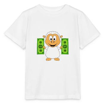 SCHAF - GELD - TIER - TIERISCH - Stanley/Stella Kinder T-Shirt MINI CREATOR  - Weiß - Vorne - Maike (125cm)
