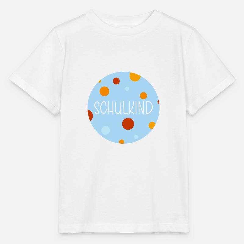 Schulkind - hellblau rote Version - Stanley/Stella Kinder T-Shirt MINI CREATOR  - Weiß
