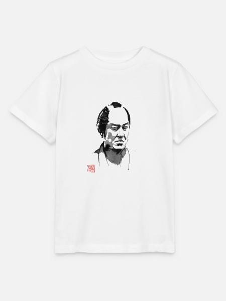 Bad Samurai Porträt - Stanley/Stella Kinder T-Shirt MINI CREATOR - Weiß