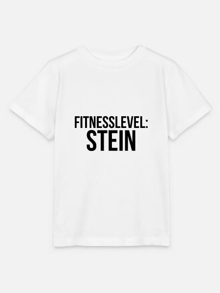 Fitnesslevel Stein - Stanley/Stella Kinder T-Shirt MINI CREATOR  - Weiß