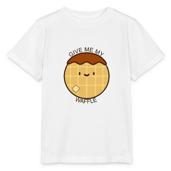 Donnez-moi ma gaufre! Amateurs de gaufres kawaii - T-shirt bio MINI CREATOR Stanley/Stella Enfant - blanc - Devant - Maike (125cm)