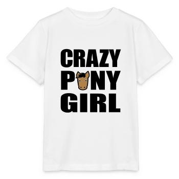 poney - T-shirt bio MINI CREATOR Stanley/Stella Enfant - blanc - Devant - Maike (125cm)