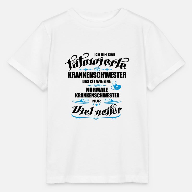 Tätowierte Krankenschwester. Krankenpflege - Stanley/Stella Kinder T-Shirt MINI CREATOR - Weiß