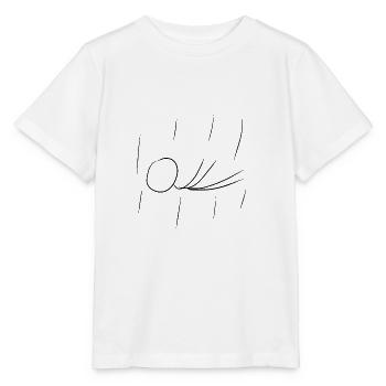 falling rain - Stanley/Stella MINI CREATOR Kids’ T-Shirt - white - Front - Maike (125cm)