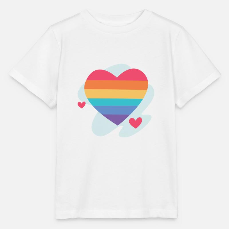 RAINBOW - Stanley/Stella Kinder T-Shirt MINI CREATOR  - Weiß