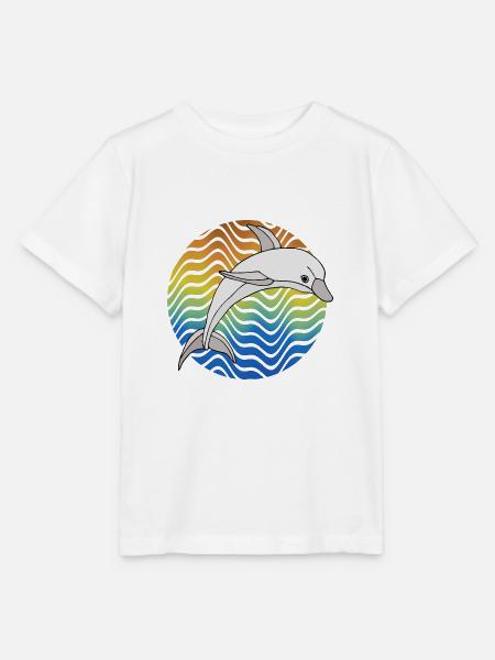 Delfin - Stanley/Stella Kinder T-Shirt MINI CREATOR - Weiß