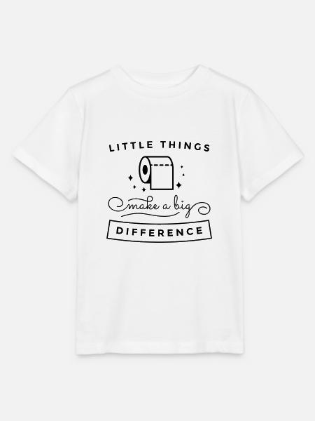 rolle klopapier - Stanley/Stella Kinder T-Shirt MINI CREATOR  - Weiß