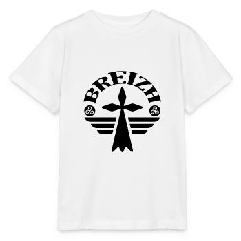 Breizh Brittany - Stanley/Stella MINI CREATOR Kids’ T-Shirt - white - Front - Maike (125cm)