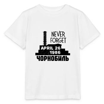 Never forget Avril 1986 Chernobyl Cadeau - T-shirt bio MINI CREATOR Stanley/Stella Enfant - blanc - Devant - Maike (125cm)