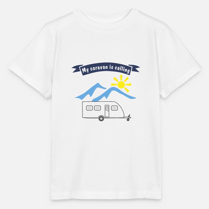 caravane appelle - T-shirt bio MINI CREATOR Stanley/Stella Enfant - blanc