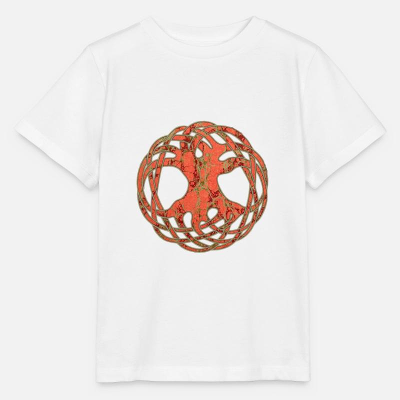 Celtic Arborvitae E 213 - Stanley/Stella MINI CREATOR Kids’ T-Shirt - white