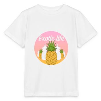Exotisches Leben - Stanley/Stella Kinder T-Shirt MINI CREATOR  - Weiß - Vorne - Maike (125cm)