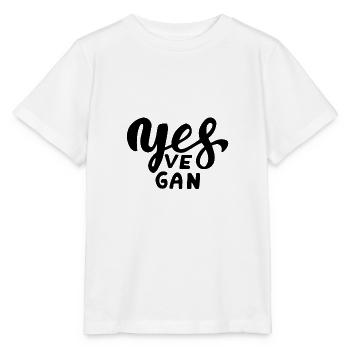 Yes vegan - T-shirt bio MINI CREATOR Stanley/Stella Enfant - blanc - Devant - Maike (125cm)
