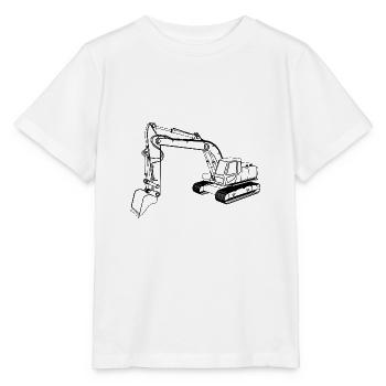 Pelle pelleteuse cadeau de dragage - T-shirt bio MINI CREATOR Stanley/Stella Enfant - blanc - Devant - Maike (125cm)