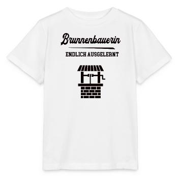 Brunnenbauerin Ausbildung Bestanden Azubi Lehre - Stanley/Stella Kinder T-Shirt MINI CREATOR  - Weiß - Vorne - Maike (125cm)