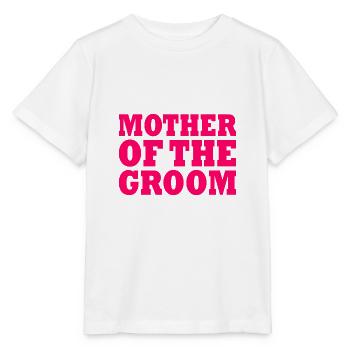 Mother of the groom - T-shirt bio MINI CREATOR Stanley/Stella Enfant - blanc - Devant - Maike (125cm)