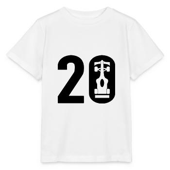 20 Formule Sport automobile - T-shirt bio MINI CREATOR Stanley/Stella Enfant - blanc - Devant - Maike (125cm)
