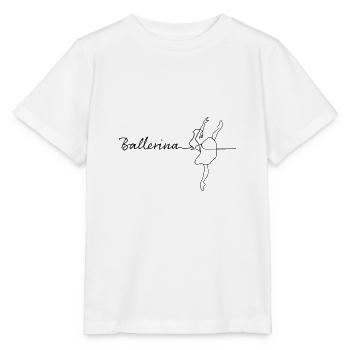 Ballerine - T-shirt bio MINI CREATOR Stanley/Stella Enfant - blanc - Devant - Maike (125cm)