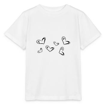 Hart Hart - Stanley/Stella Kinder-T-shirt MINI CREATOR  - wit - Voor - Maike (125cm)