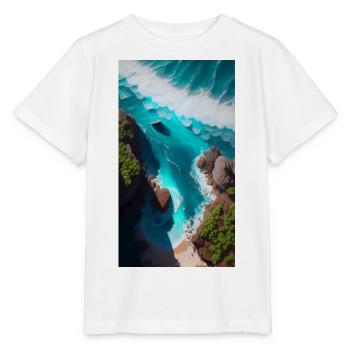 Ocean - Stanley/Stella MINI CREATOR Kids’ T-Shirt - white - Front - Maike (125cm)