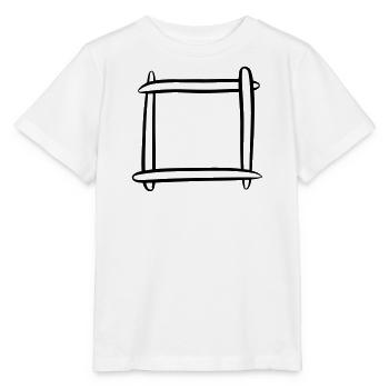 Dekorativer Rahmen / Bilderrahmen. Vorlage. - Stanley/Stella Kinder T-Shirt MINI CREATOR  - Weiß - Vorne - Maike (125cm)