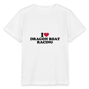 Drachenboot - Stanley/Stella Kinder T-Shirt MINI CREATOR  - Weiß - Vorne - Maike (125cm)