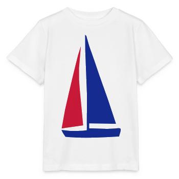 bateau à voile - T-shirt bio MINI CREATOR Stanley/Stella Enfant - blanc - Devant - Maike (125cm)