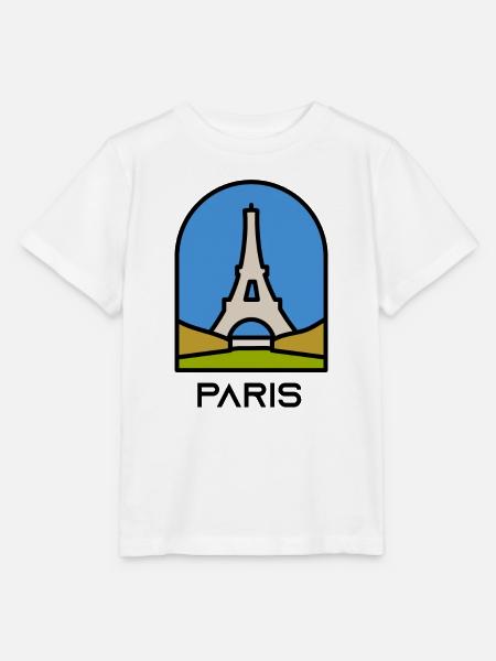 Paris - Stanley/Stella Kinder T-Shirt MINI CREATOR - Weiß