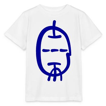Calligraphic Style Triode - Stanley/Stella MINI CREATOR Kids’ T-Shirt - white - Front - Maike (125cm)