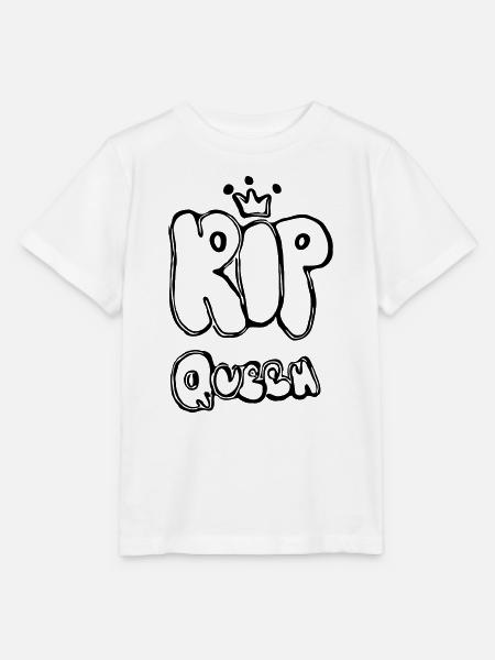 RIP Queen - Stanley/Stella Kinder T-Shirt MINI CREATOR - Weiß