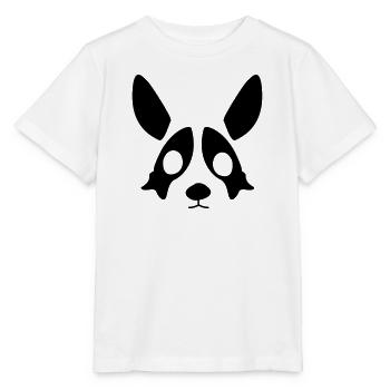 Black Corgi - Stanley/Stella MINI CREATOR Kids’ T-Shirt - white - Front - Maike (125cm)