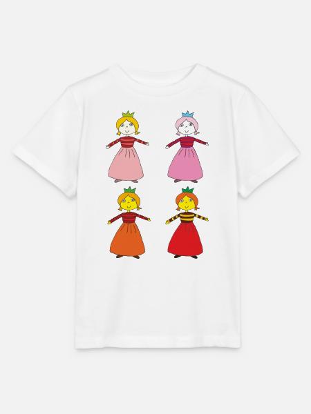 prinzessinen 4fach - Stanley/Stella Kinder T-Shirt MINI CREATOR - Weiß