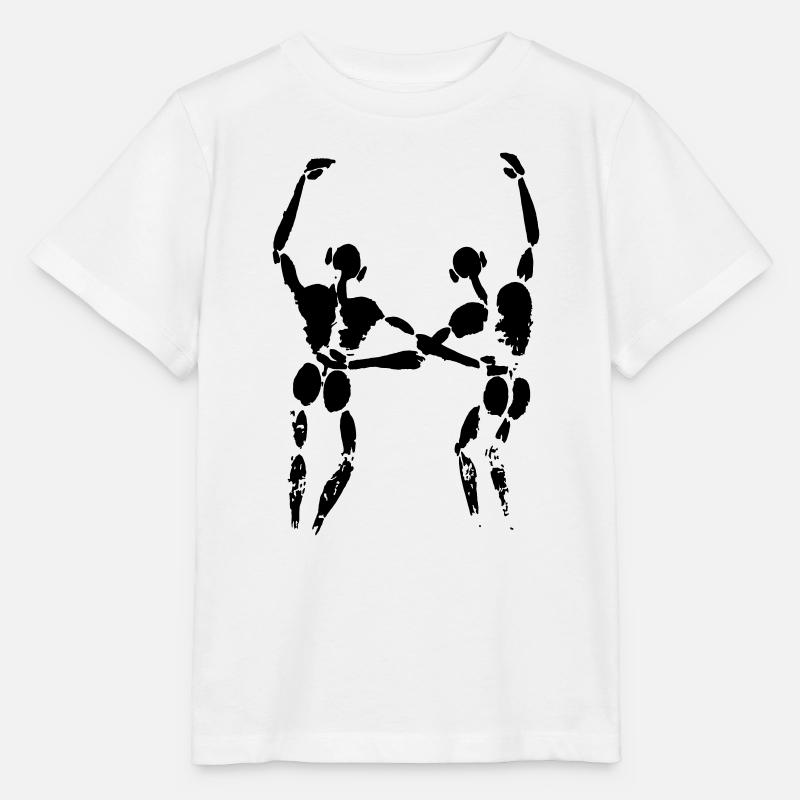 Deux amis - T-shirt bio MINI CREATOR Stanley/Stella Enfant - blanc