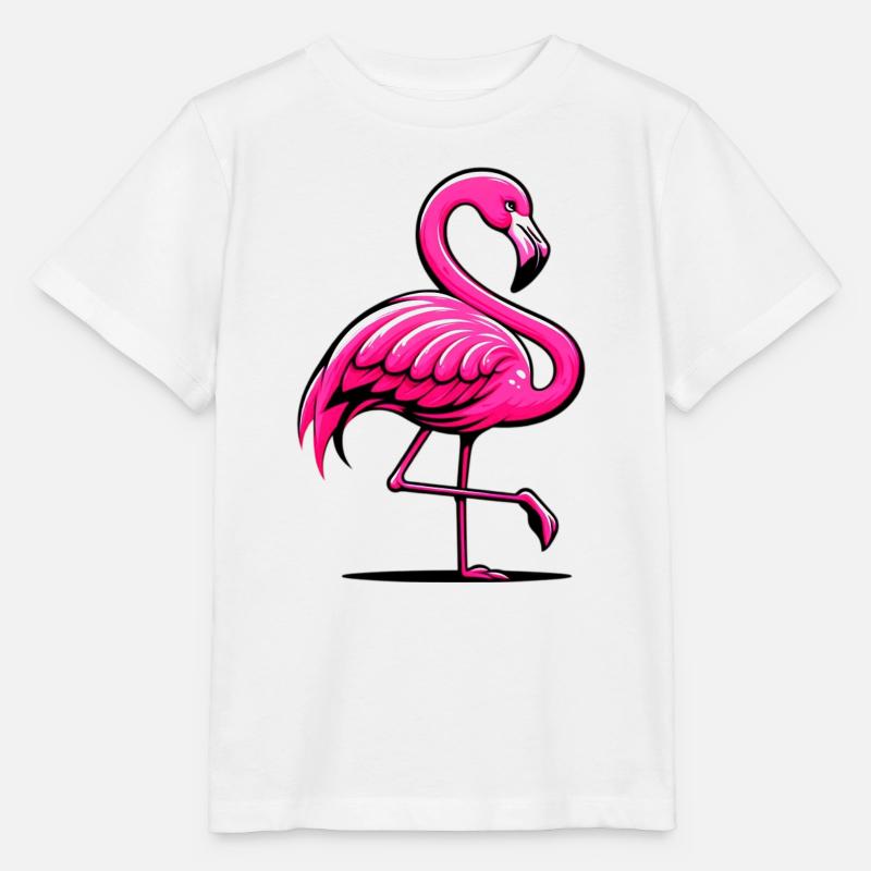 Flamingo - Stanley/Stella Kinder T-Shirt MINI CREATOR - Weiß