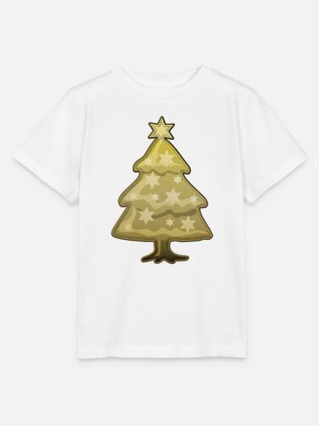 Tannenbaum mit Stern - Stanley/Stella Kinder T-Shirt MINI CREATOR  - Weiß