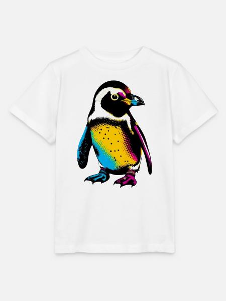 Pinguin - Stanley/Stella Kinder T-Shirt MINI CREATOR - Weiß