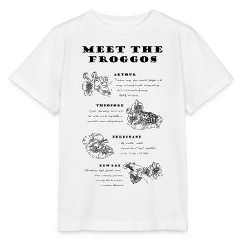 VOICI LES FROGGOS - T-shirt bio MINI CREATOR Stanley/Stella Enfant - blanc - Devant - Maike (125cm)