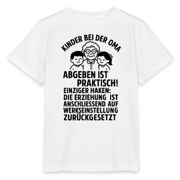 oma kinder erziehung - Stanley/Stella Kinder T-Shirt MINI CREATOR  - Weiß - Vorne - Maike (125cm)