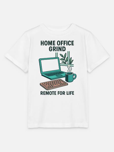 Design Homeoffice Grind-Setup Telearbeit Leise - Stanley/Stella Kinder T-Shirt MINI CREATOR - Weiß