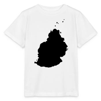 Mauritius map - Stanley/Stella MINI CREATOR Kids’ T-Shirt - white - Front - Maike (125cm)