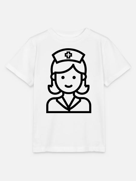 Krankenschwester - Stanley/Stella Kinder T-Shirt MINI CREATOR - Weiß