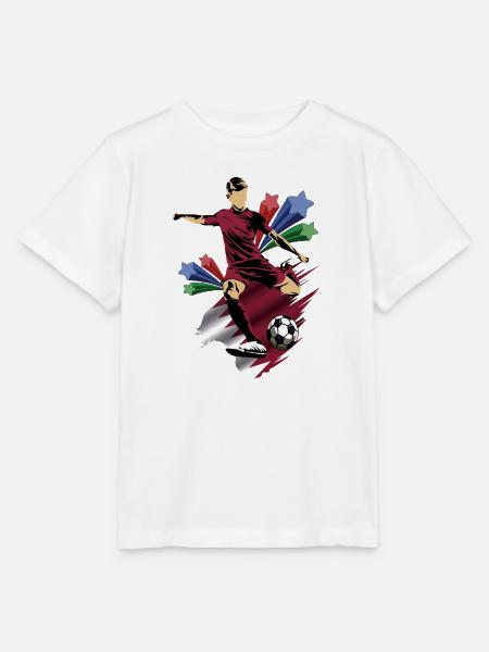 Katar - Katar - Flaggen - Stanley/Stella Kinder T-Shirt MINI CREATOR  - Weiß
