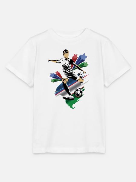 Usbekistan – Usbekistan – Flaggen - Stanley/Stella Kinder T-Shirt MINI CREATOR - Weiß