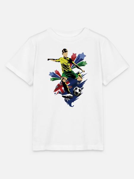 Australien – Australien – Flaggen - Stanley/Stella Kinder T-Shirt MINI CREATOR - Weiß