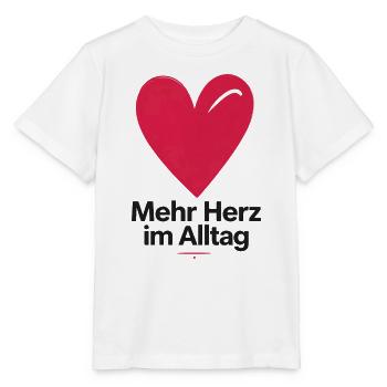 Mehr Herz im Alltag - Stanley/Stella Kinder T-Shirt MINI CREATOR  - Weiß - Vorne - Maike (125cm)