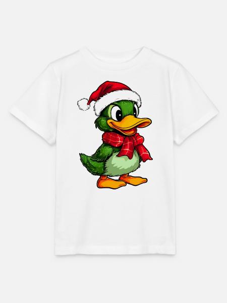 Weihnachten Entchen - Stanley/Stella Kinder T-Shirt MINI CREATOR  - Weiß