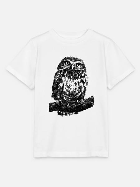 Eule - Stanley/Stella Kinder T-Shirt MINI CREATOR - Weiß