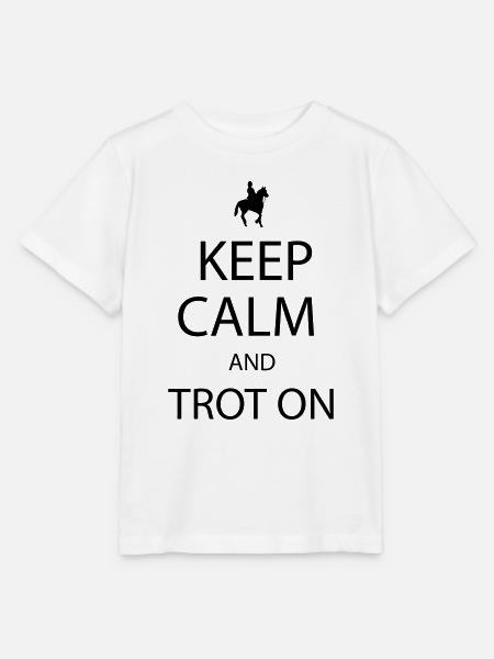 Trot On - Stanley/Stella Kinder T-Shirt MINI CREATOR - Weiß