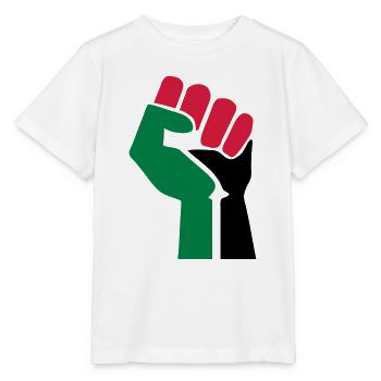 Zeichnen der palästinensischen Symbolflagge Paläst - Stanley/Stella Kinder T-Shirt MINI CREATOR  - Weiß - Vorne - Maike (125cm)