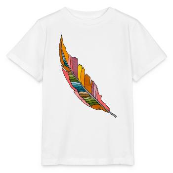 Plume - T-shirt bio MINI CREATOR Stanley/Stella Enfant - blanc - Devant - Maike (125cm)